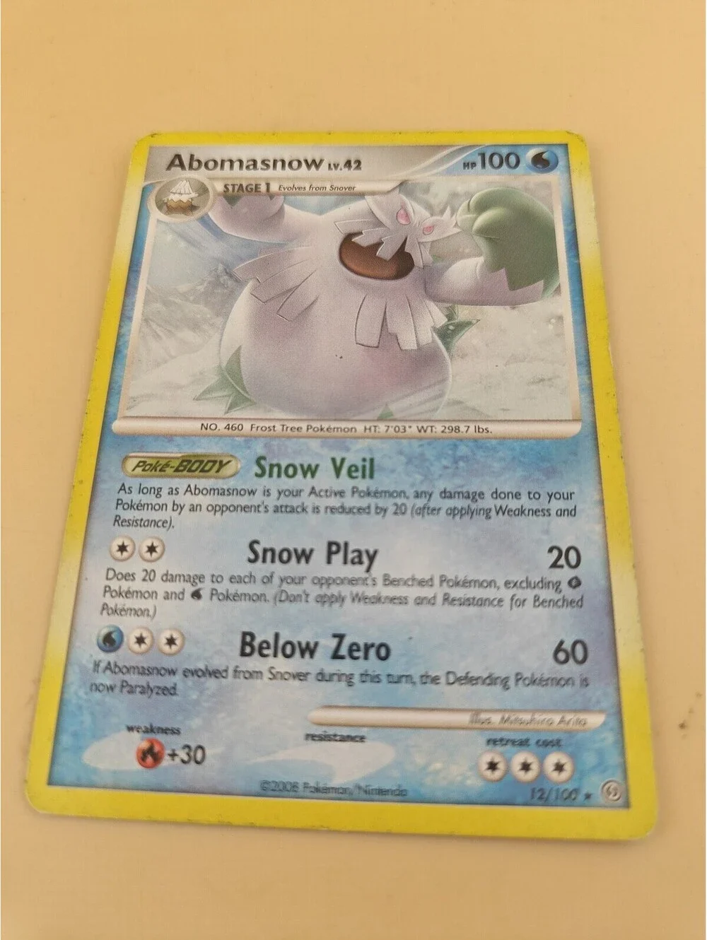 abomasnow pokemon card POKÉMON GAME sv4a 200/190 S Rx2 / / 3 SWSH10 Pokemon Trading Card Game Sword